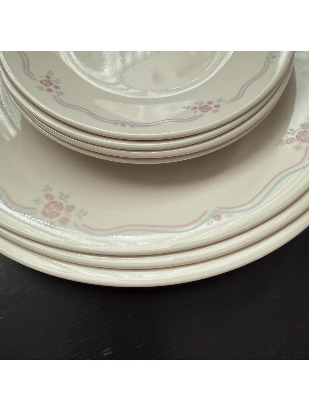 Corelle Vintage English Breakfast 3 (10")Dinner Plates & 4 (6")Salad Plates